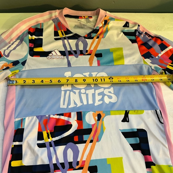 AOP Adidas Love Unites Allover Multicolor Jersey - Picture 14 of 14
